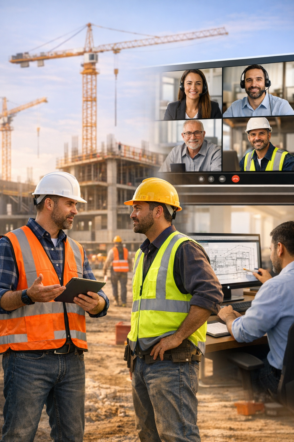 Improving Team Communication in Hybrid Work for Contractors, Subs, and Small Builders